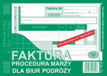 194-3E Faktura procedura marży dla biur podróży