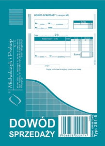 261-5 Dowód sprzedaży (paragon)