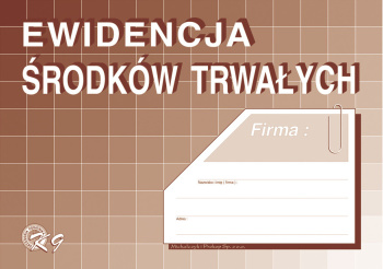 K9 Ewidencja środków trwałych