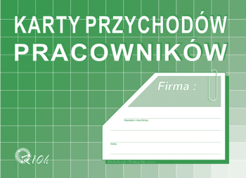 K10h Karty przychodów pracowników