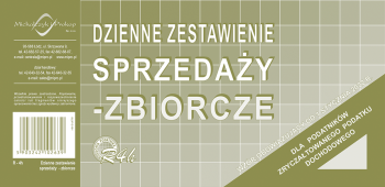 R4h Dzienne zestawienie sprzedaży - zbiorcze