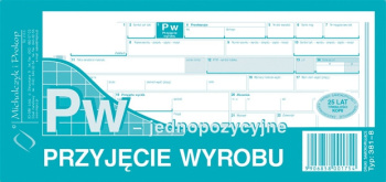 381-8 PW przyjęcie wyrobu jednopozycyjne