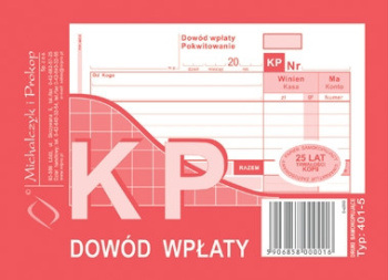 401-5 KP dowód wpłaty