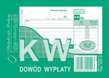 402-5 KW dowód wypłaty