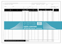 435-1 Karta kontowa materiałowa ilościowo-wartościowa