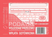 471-5 Podatki polecenie przelewu - wpłata gotówkowa - 2 odcinkowe