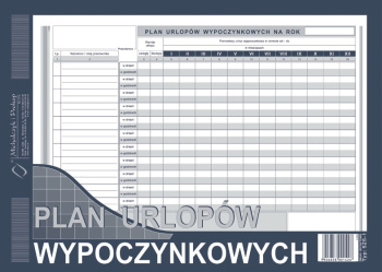 525-1 Plan urlopów wypoczynkowych