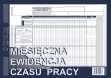 526-1 Miesięczna ewidencja czasu pracy