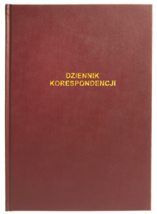701-B Dziennik korespondencji