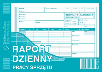 790-3 Raport dzienny pracy sprzętu