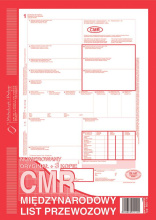 800-1N CMR Międzynarodowy list przewozowy (numerowany)