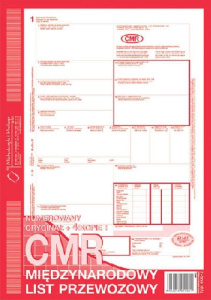 800-2 CMR Międzynarodowy list przewozowy