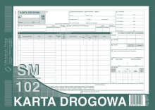 801-1 Karta drogowa sm/102 (samochód ciężarowy)