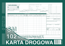 801-1N Karta drogowa numerowana