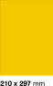 E-325-Z Etykieta 210 x 297 mm żółty