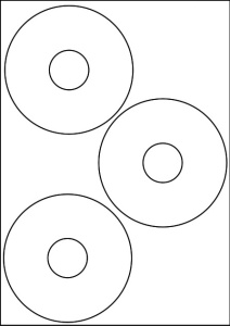 E-CD-01 Etykieta na CD 117 mm