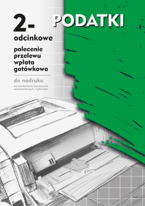 F-130-3 Podatki 2-odcinkowe polecenie przelewu - wpłata gotówkowa