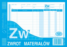 374-3 ZW zwrot materiałów