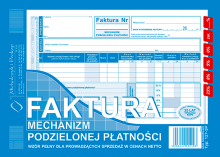 127-3P Faktura mechanizm podzielonej płatności dla prowadzących sprzedaż w cenach netto