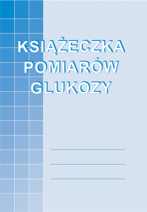M-915-5 Książeczka pomiarów glukozy
