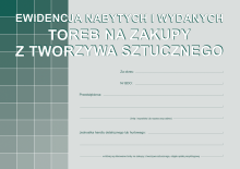 S-200-3 Ewidencja nabytych i wydanych toreb na zakupy z tworzywa sztucznego